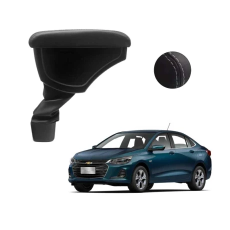 Apoya Brazo Cobalt 12/20 Onix 2021 Con Cuero Sintético Negro Con Linea Negra